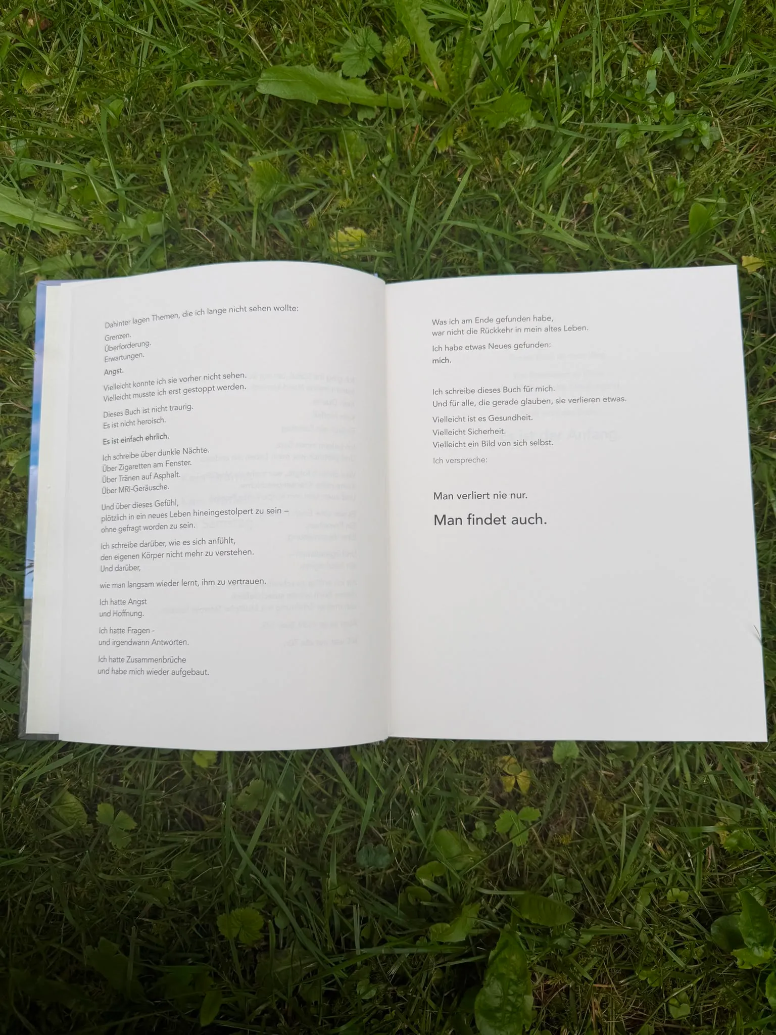 Aufnahme aus dem Buch „Danke Leben!“ 5